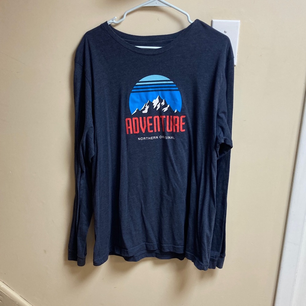 Navy Adventure Long Sleeve Polo